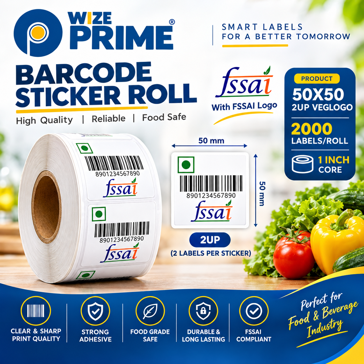 Veg Logo Barcode - WizePrime Patna Bihar 2